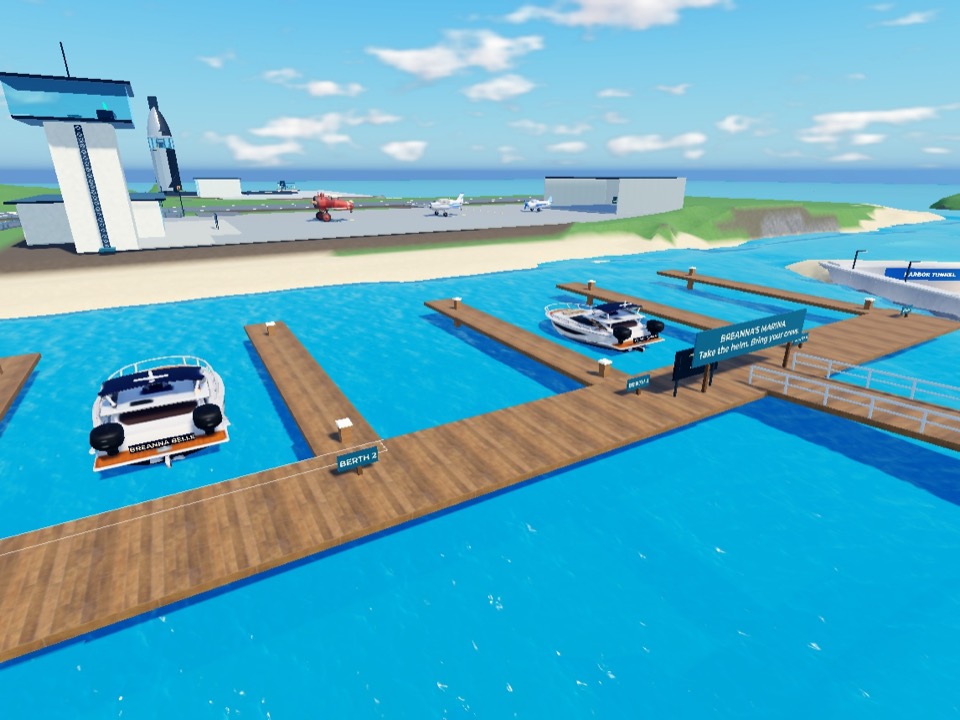 The marina