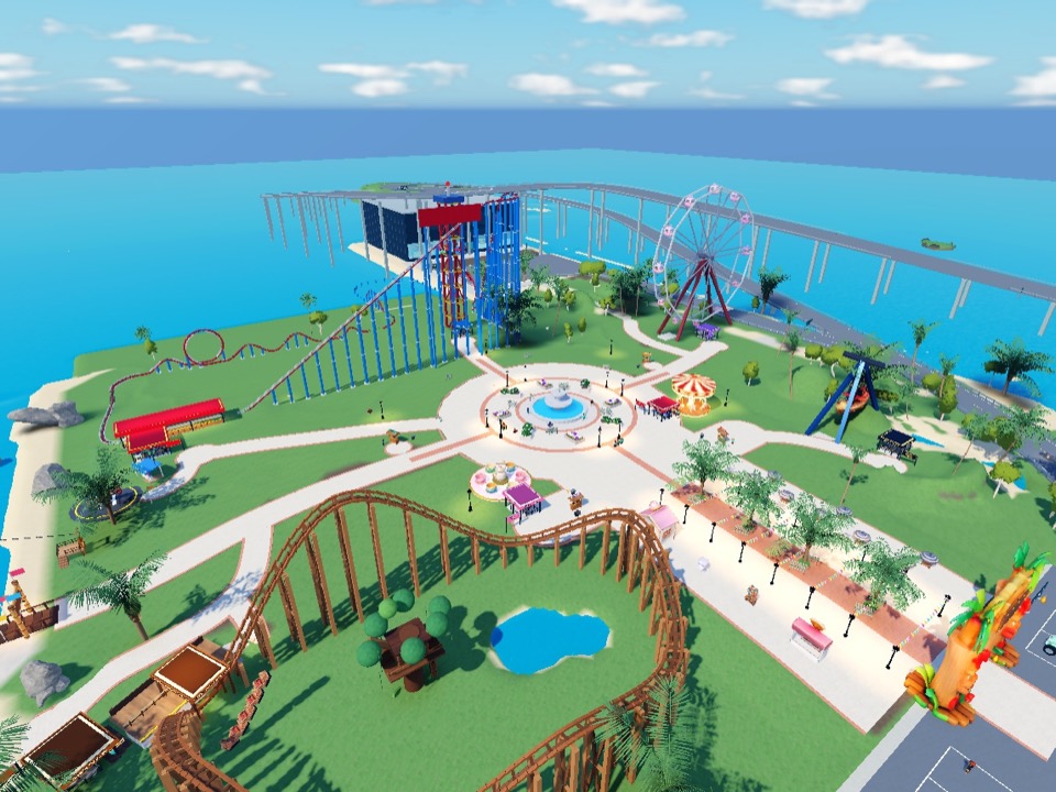 The whole park